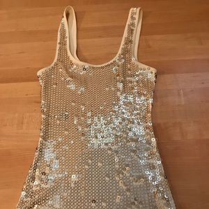 Sparkly Express tanktop. XS